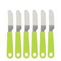 High-quality stainless steel cutlery set with 24 pieces and a sturdy stand.