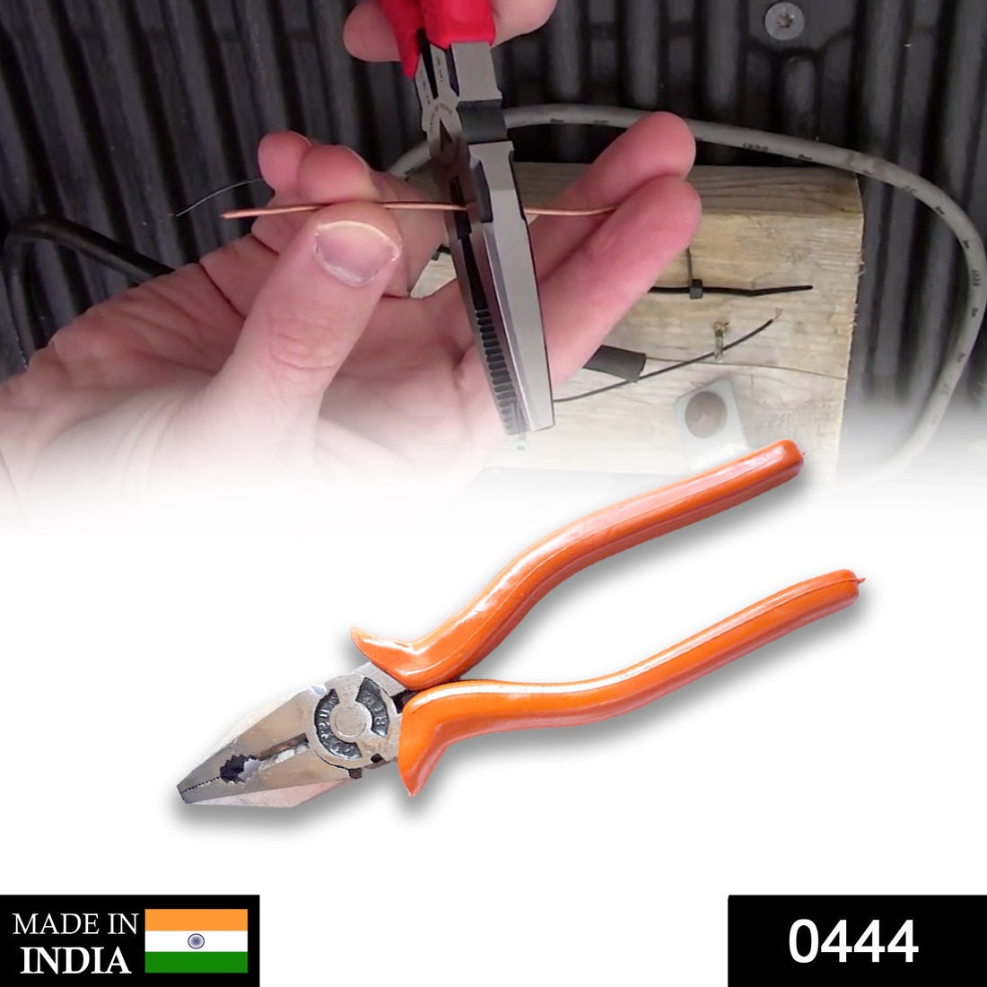 Heavy-duty combination pliers for various tasks.