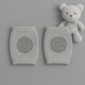 Cozy Light Grey Wool Leg Warmers for Kids