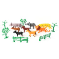 Tiny Safari Animal Toy Set