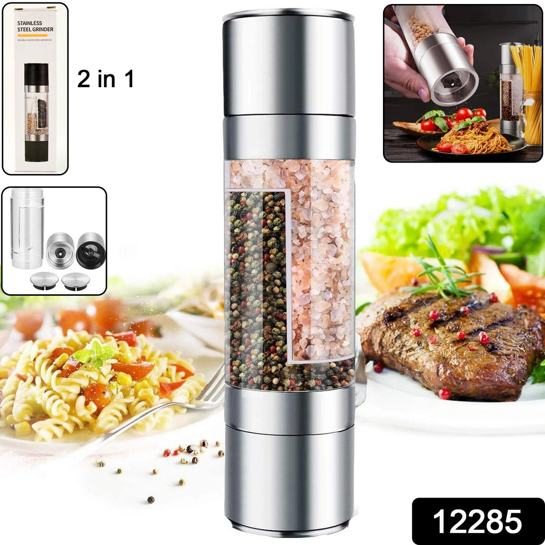 2-in-1 Salt & Pepper Grinder