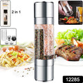 Premium 2-in-1 Adjustable Salt and Pepper Mill